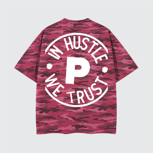 PROLIFIC Rose Camo Oversized T-Shirt
