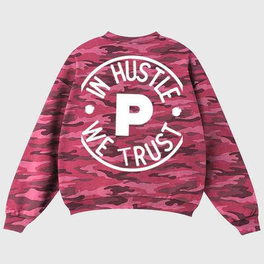 PROLIFIC Rose Camo Crewneck Sweatshirt