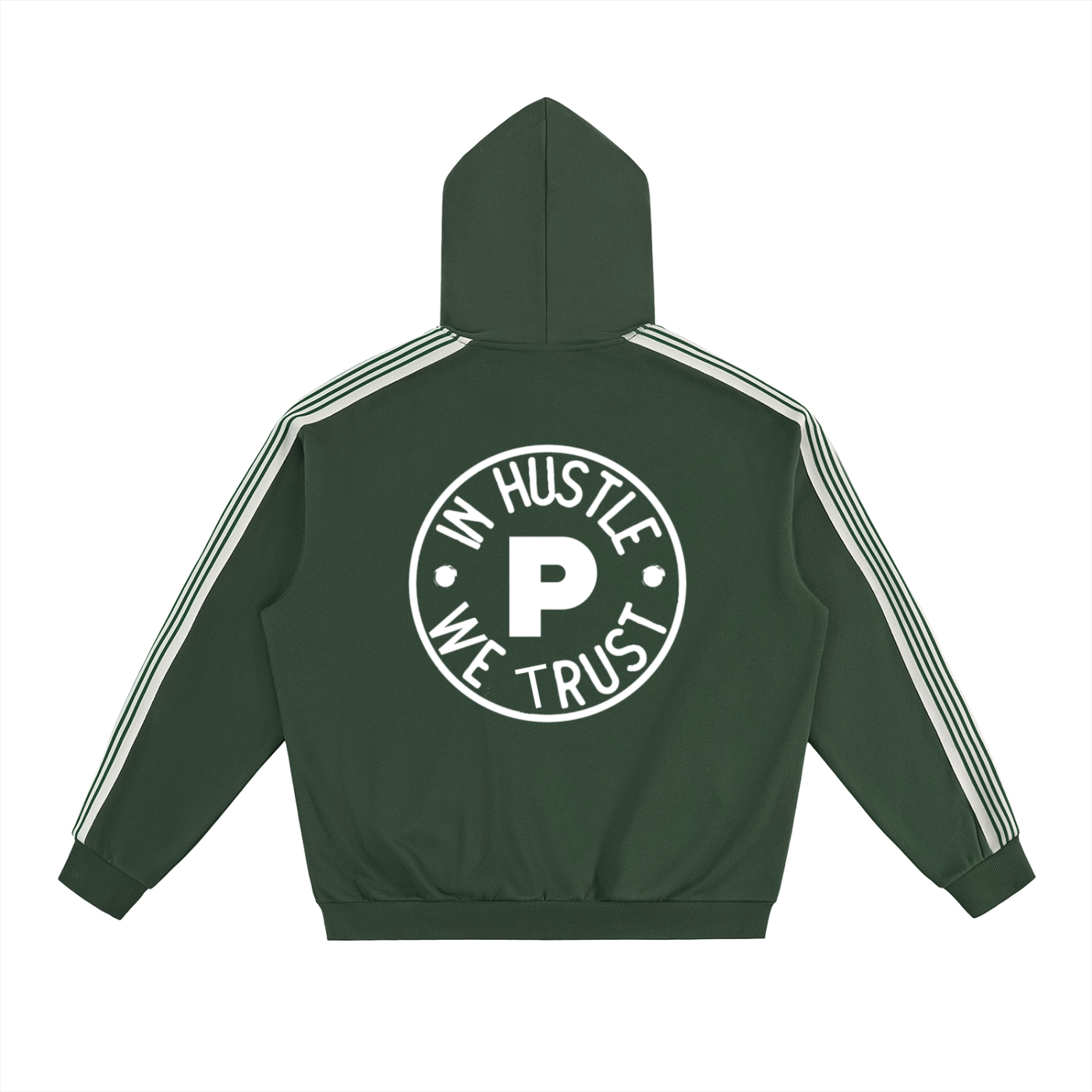 Side Stripe Drop-Shoulder Hoodie