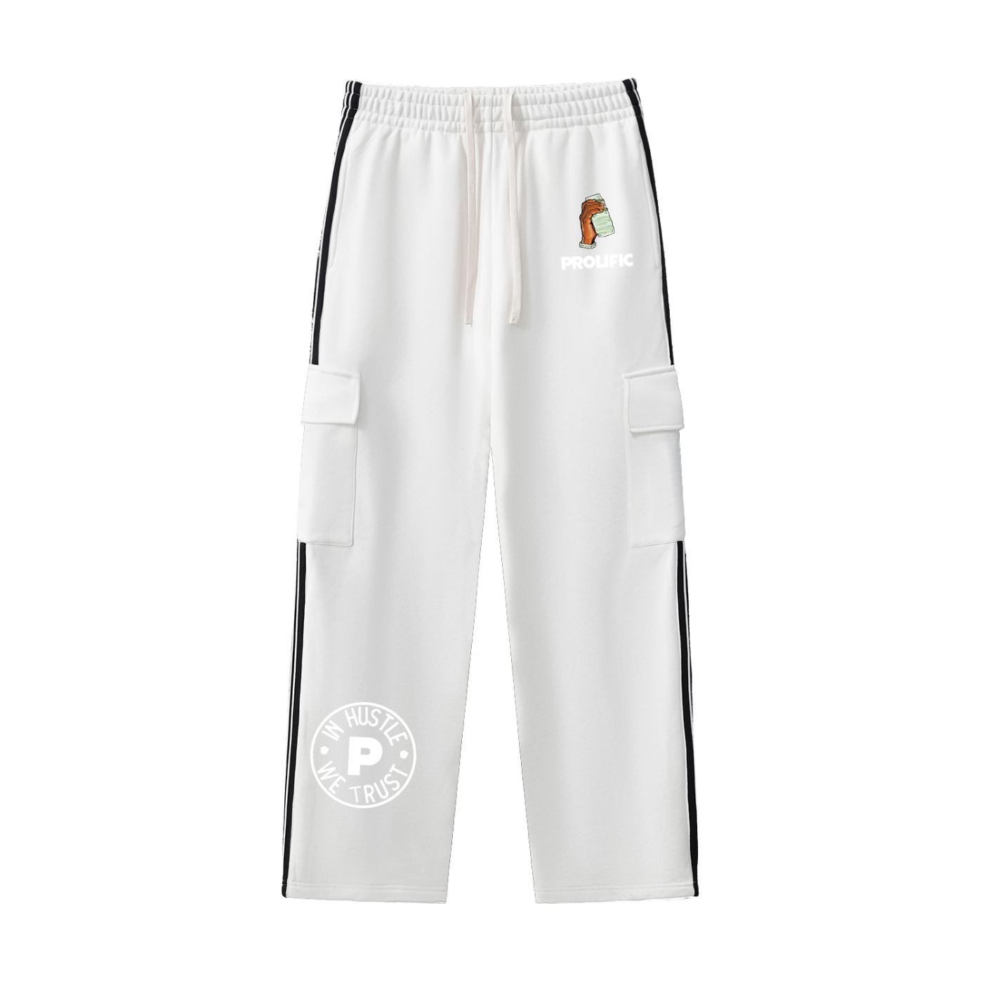 Side Stripe Straight-Leg Pants