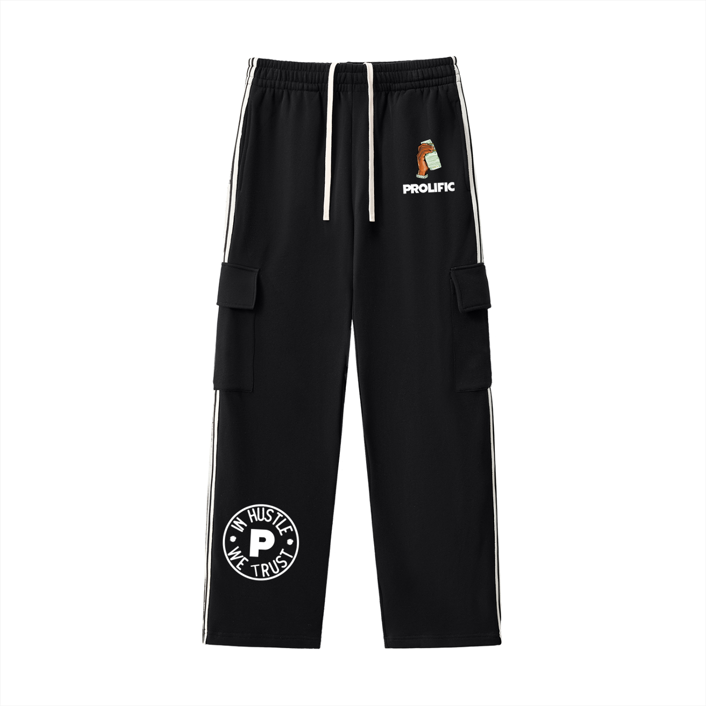 Side Stripe Straight-Leg Pants