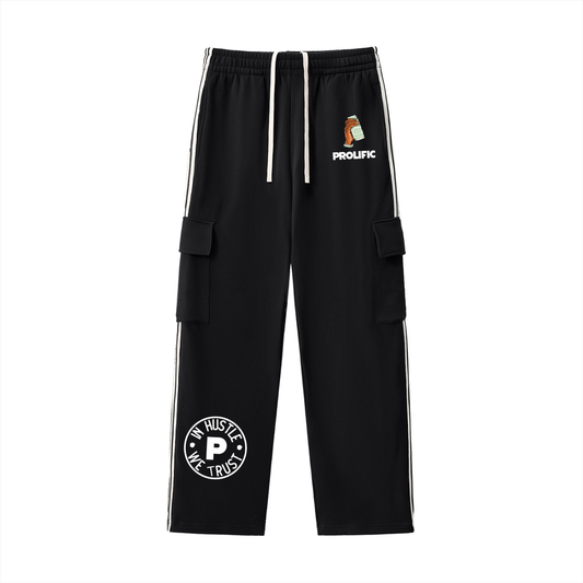 Side Stripe Straight-Leg Pants