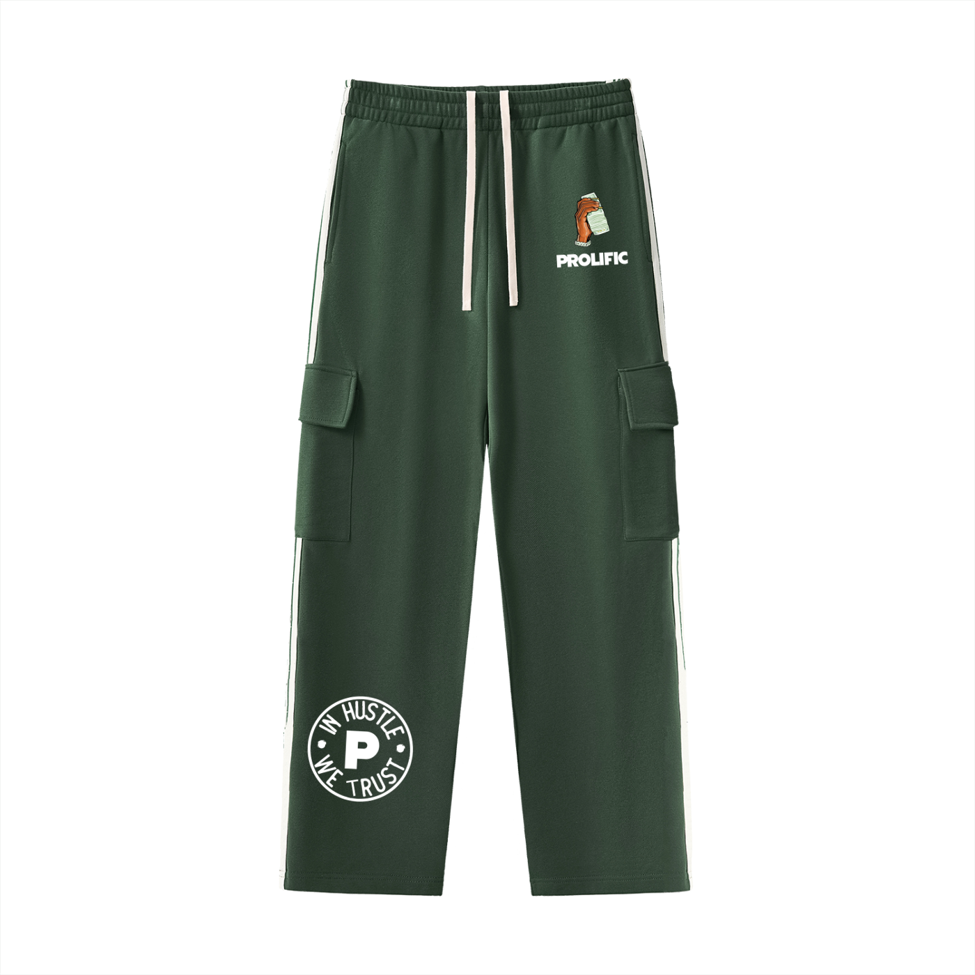 Side Stripe Straight-Leg Pants